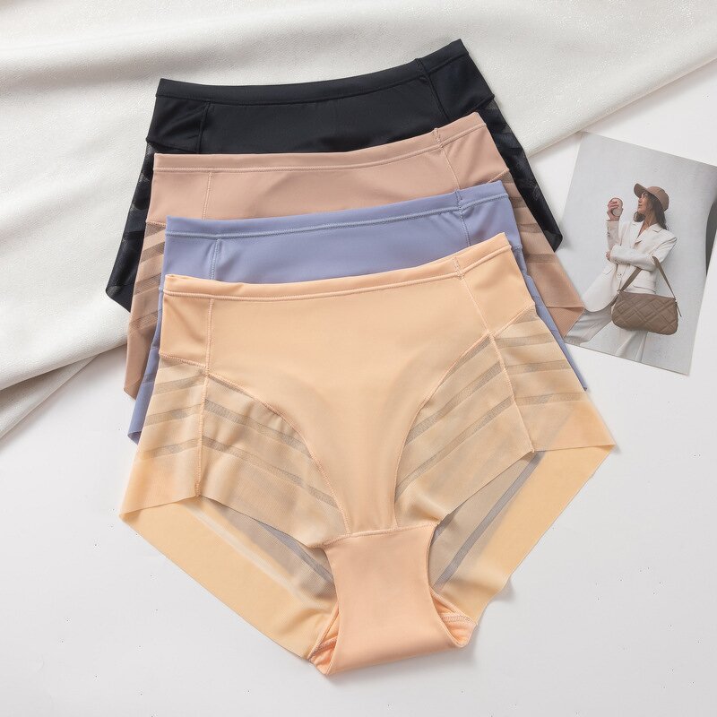 Women's Panties Factory - OEM/ODM Custom Sexy Mesh Mid-Waist Hollow