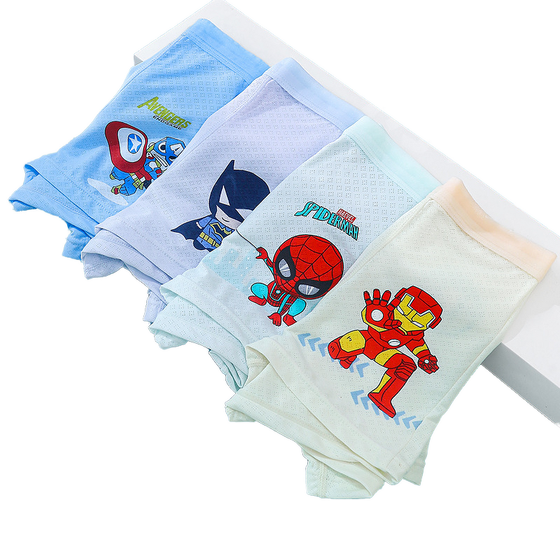 Boys Boxer Briefs Factory - OEM/ODM Mesh Cartoon Soft Breathable Comfortable