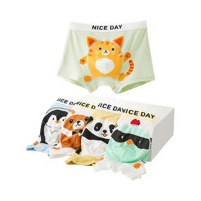 Boys Boxer Briefs Factory - 3Pcs Anti-Static Carton Modal Comfortable Soft