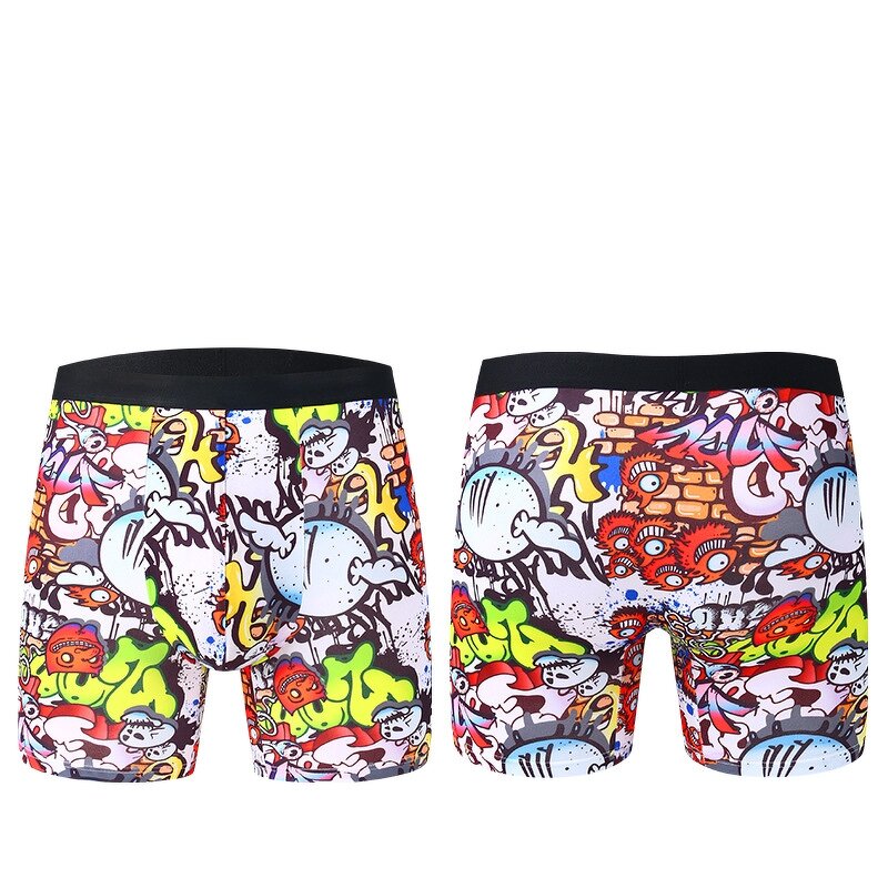 Boxer Briefs Factory - OEM/ODM Custom Printed Long Anti Chafing Sports