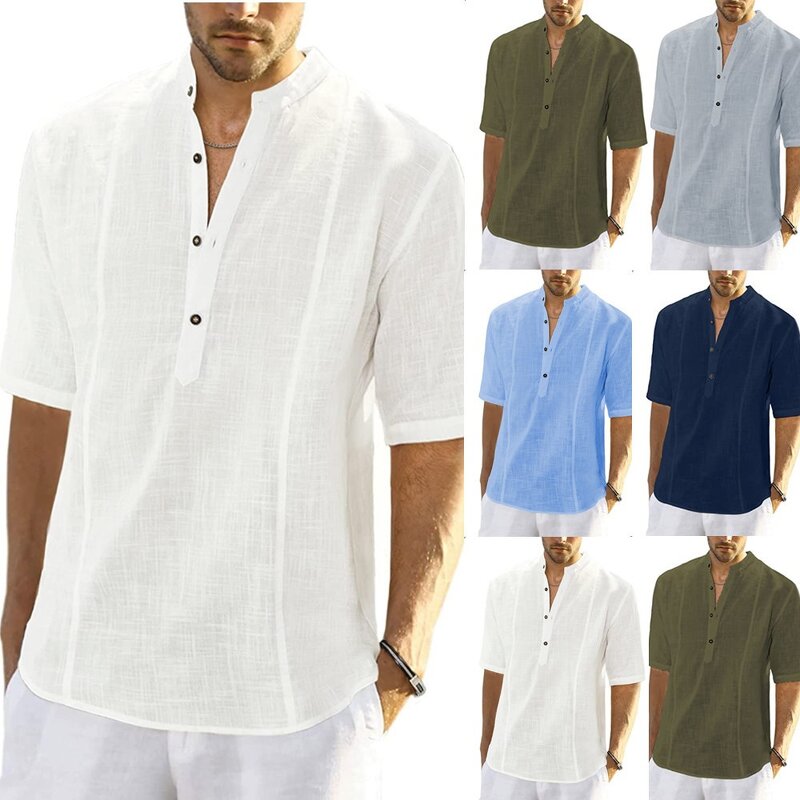Men's Shirt Factory - OEM/ODM Custom Casual Haft Sleeve Woven Cotton