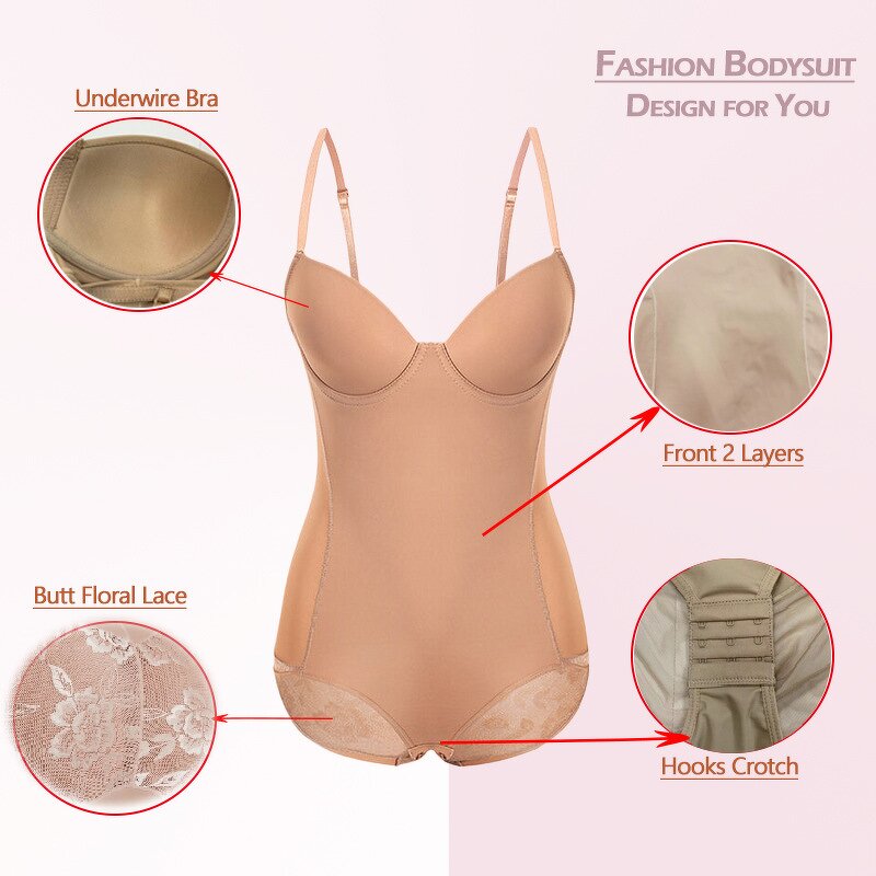 Shapewear Bodysuit Factory - OEM/ODM Crotch Support Breast Thin Waist Lift