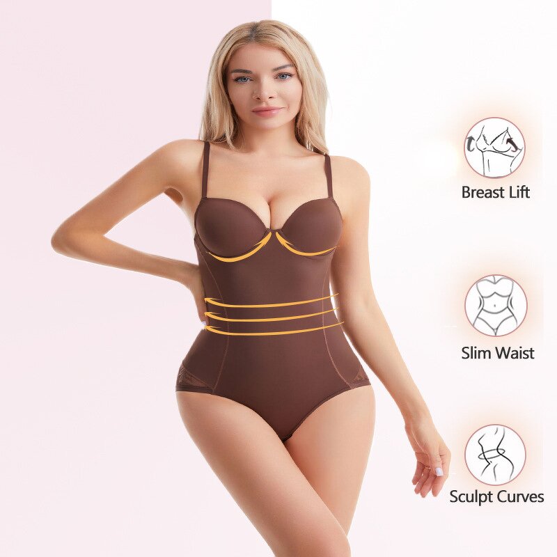 Shapewear Bodysuit Factory - OEM/ODM Crotch Support Breast Thin Waist Lift