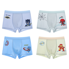 Boys Boxer Briefs Factory - OEM/ODM Mesh Cartoon Soft Breathable Comfortable