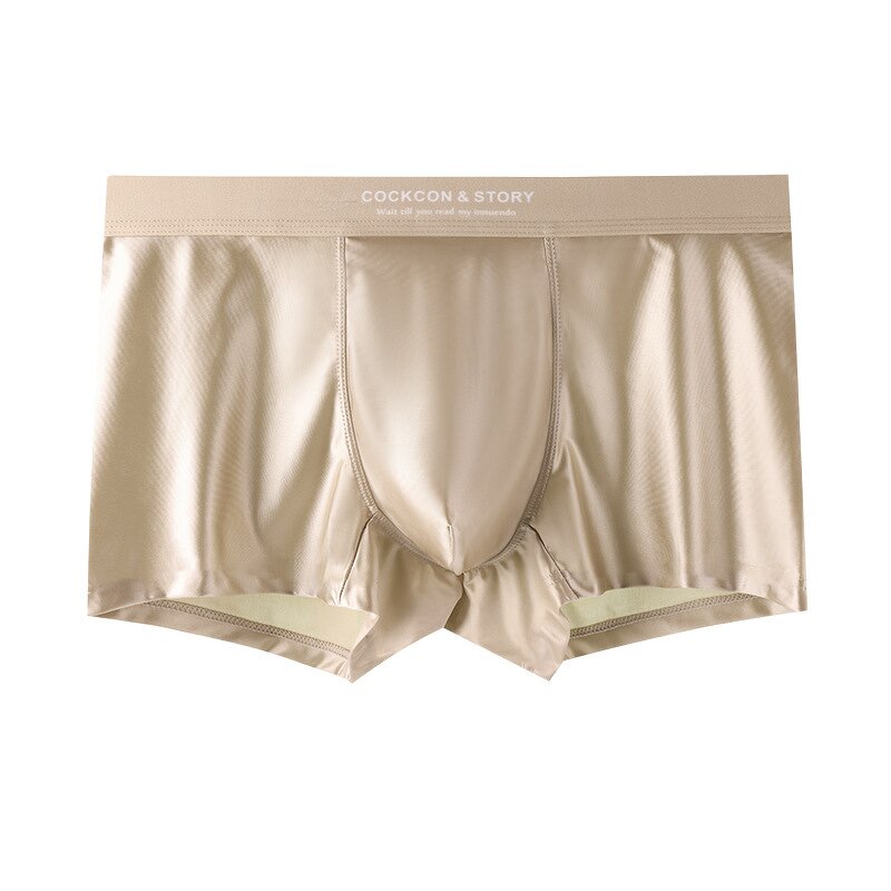 Men's Boxers Factory - OEM/ODM Custom Luxury Satin Ice Silk Briefs
