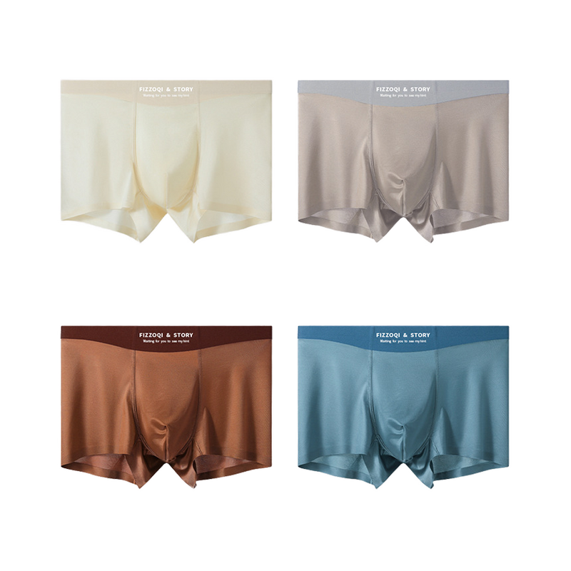 Men's Boxers Factory - OEM/ODM Custom Satin Ice Silk Breathable Underwear