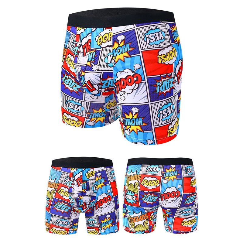 Boxer Briefs Factory - OEM/ODM Custom Printed Long Anti Chafing Sports