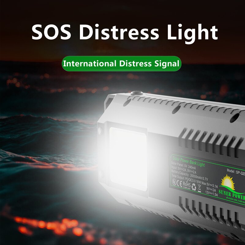 Solar Charger Factory - OEM Skyvision 20000mAh Waterproof Night Light