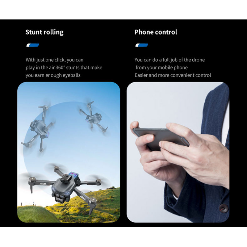 FPV Drone Manufacturer - OEM K6 MAX Plastic Triple Camera 2.4G Headless Mode