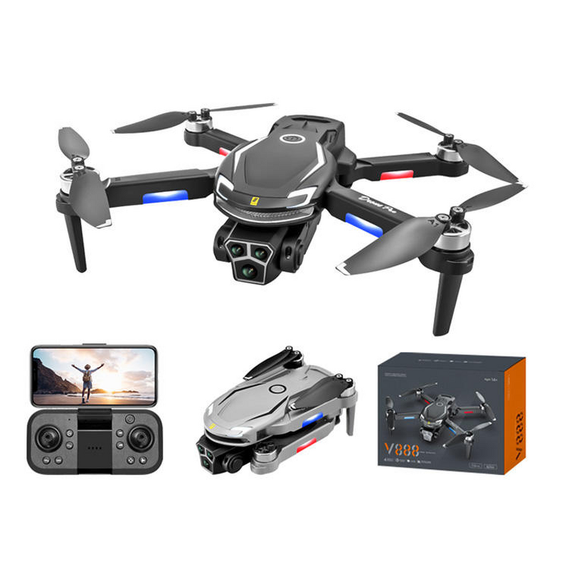 Beginner Drone Factory - OEM V888 Plastic Brushless 480P HD Foldable
