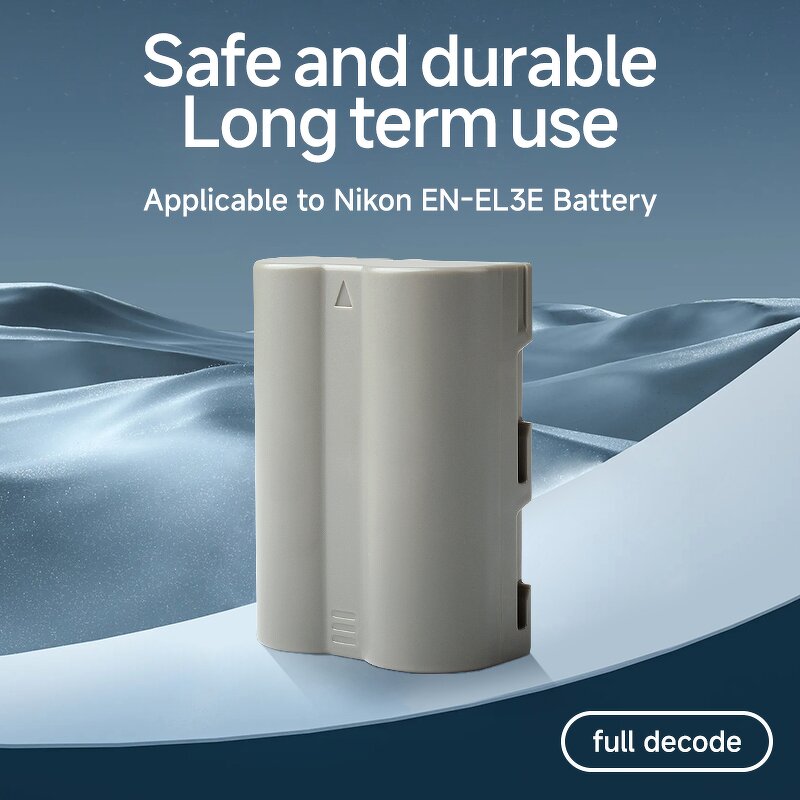 Rechargeable Battery Manufacturer - OEM 7.4V EN-EL3E for Nikon DSLRs