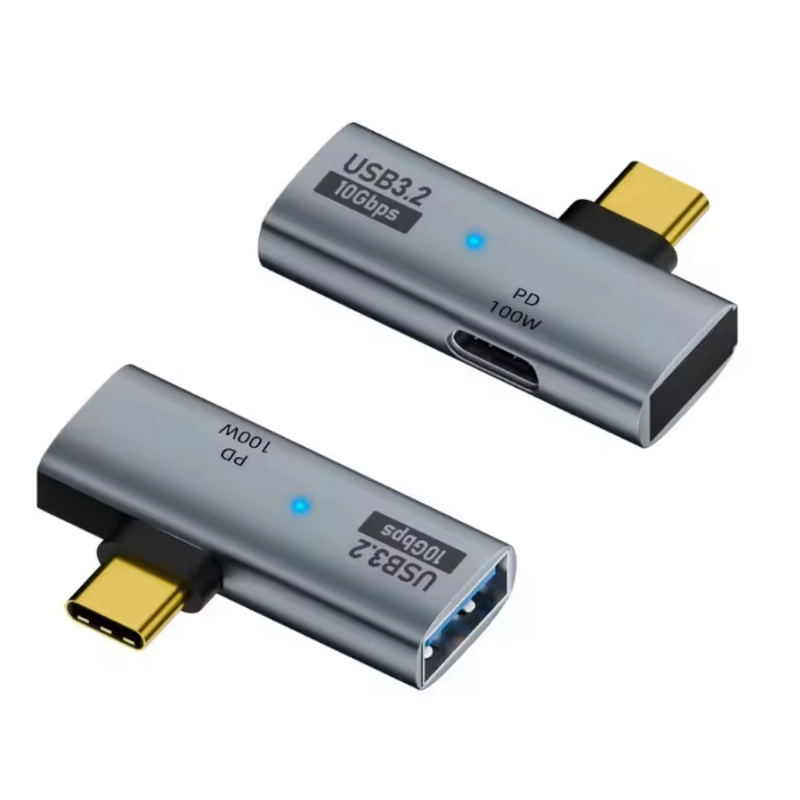 USB C Converter Factory - OEM 2 in 1 PD 100W OTG 10Gbps Data Transmission
