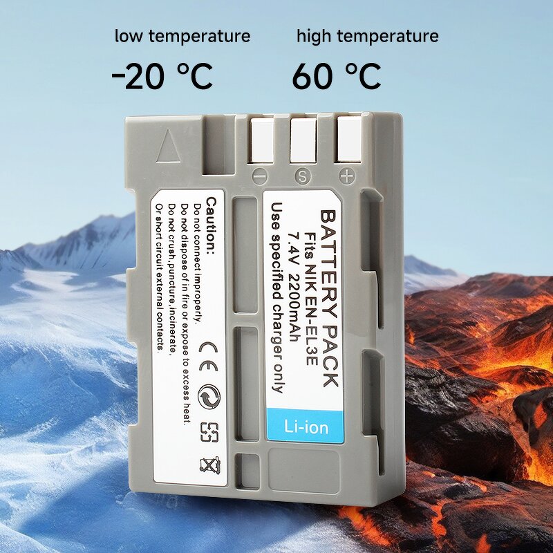 Rechargeable Battery Manufacturer - OEM 7.4V EN-EL3E for Nikon DSLRs