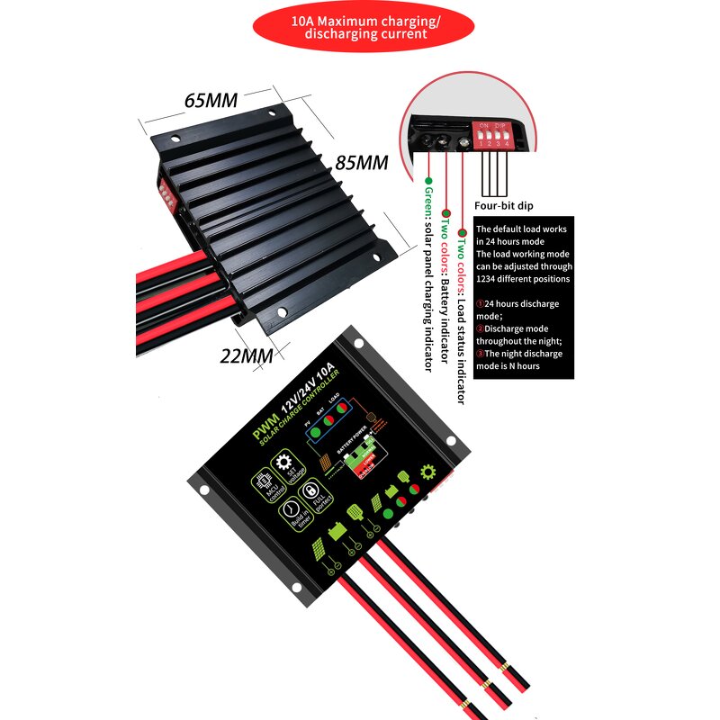 Lighting Controller Factory - OEM 10A PWM Timing 12/24V