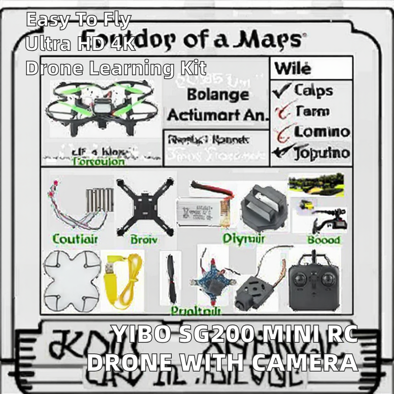 DIY Drone Kit Manufacturer - OEM YIBO SG200 Mini RC Quadcopter UHD Camera