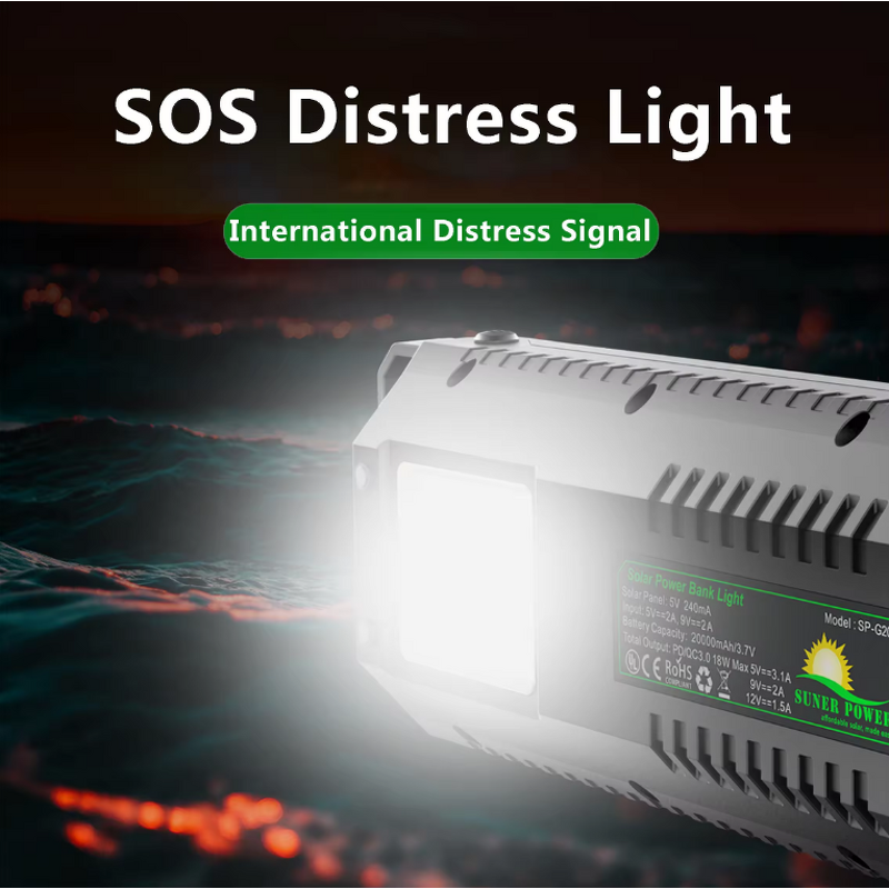 Power Bank Factory - OEM 20000mAh Solar PD Fast Charging Tent Light