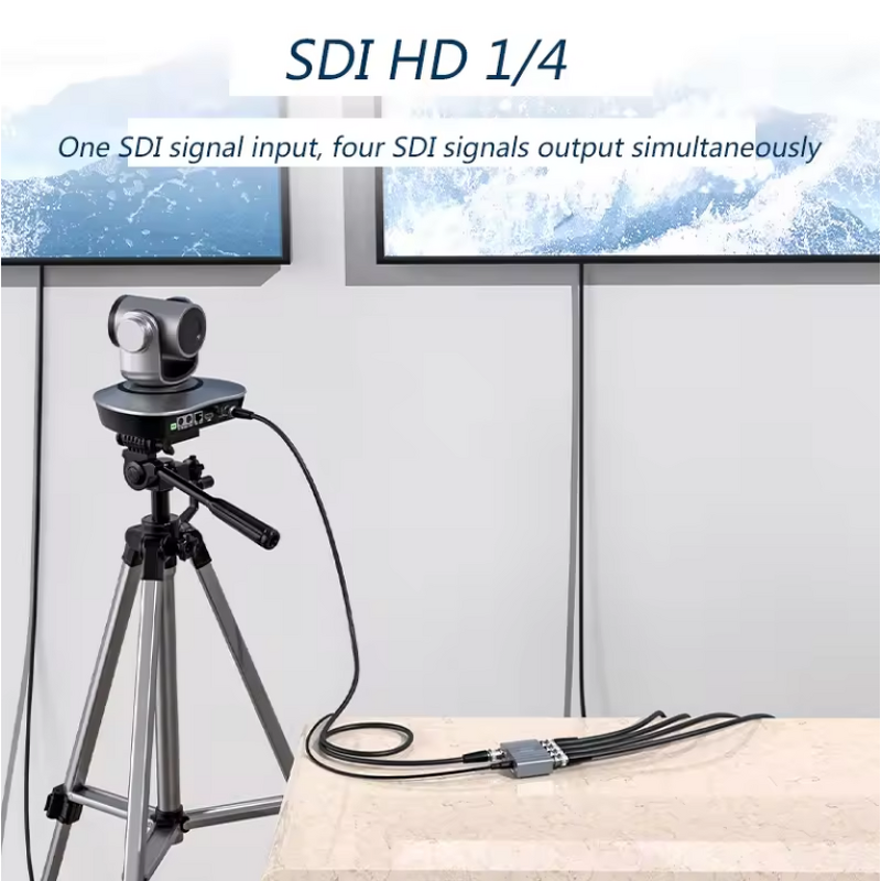 Video Splitter Manufacturer - OEM 1 in 4 Out 1080P 60Hz Multiviewer Display