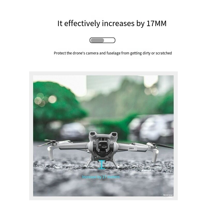 Drone Tripod Factory - OEM Compatible with DJI R3S/4K Landing Gear