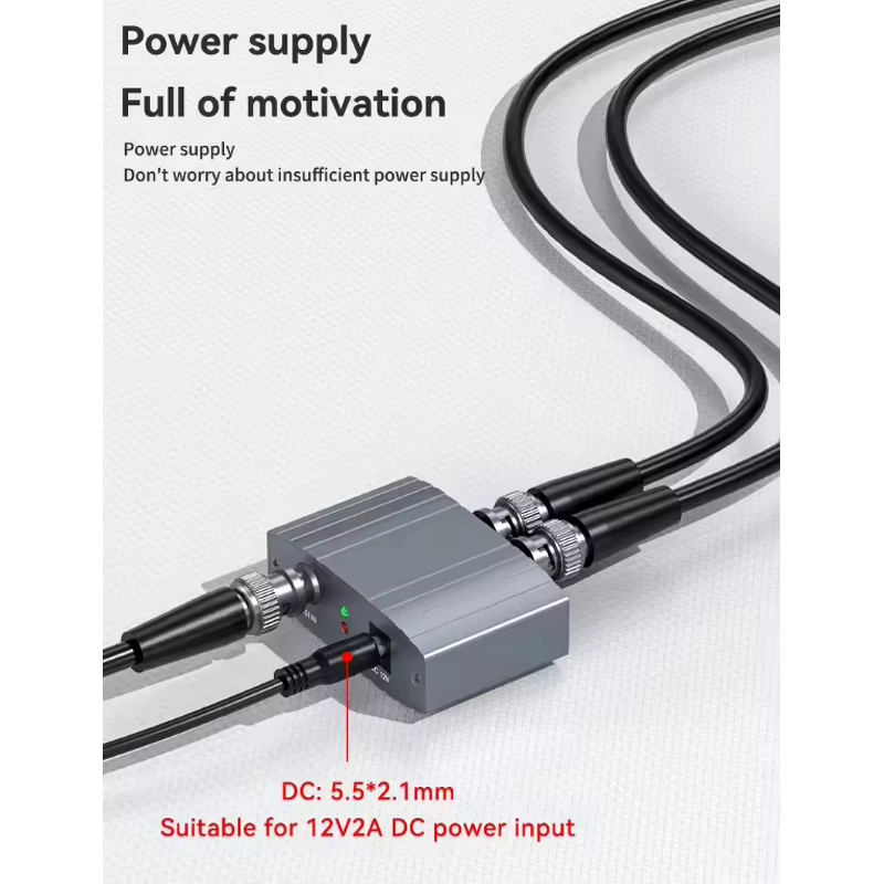 SDI Splitter Manufacturer - OEM 1 in 2 Out HD-SDI 1080P 60Hz Aluminum