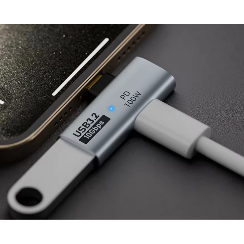 USB C Converter Factory - OEM 2 in 1 PD 100W OTG 10Gbps Data Transmission