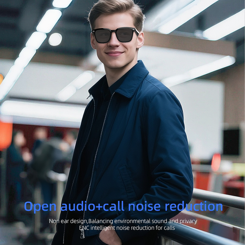 Outdoor Smart Glasses Factory - V03 AI WIFI Video Recording Voice Assistant