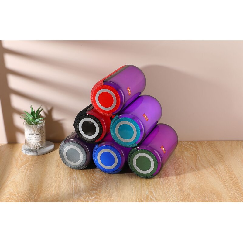 Portable Audio Speaker Factory - New Trending 10W Waterproof LED RGB