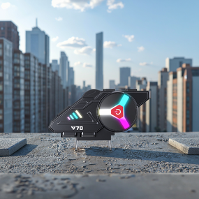 Motorcycle Helmet Headset Factory - Y70 Color Lighting Voice Assistant Wireless