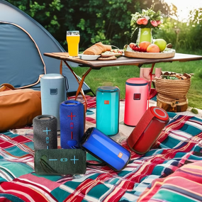 Portable Audio Speaker Factory - New Trending 10W Waterproof LED RGB