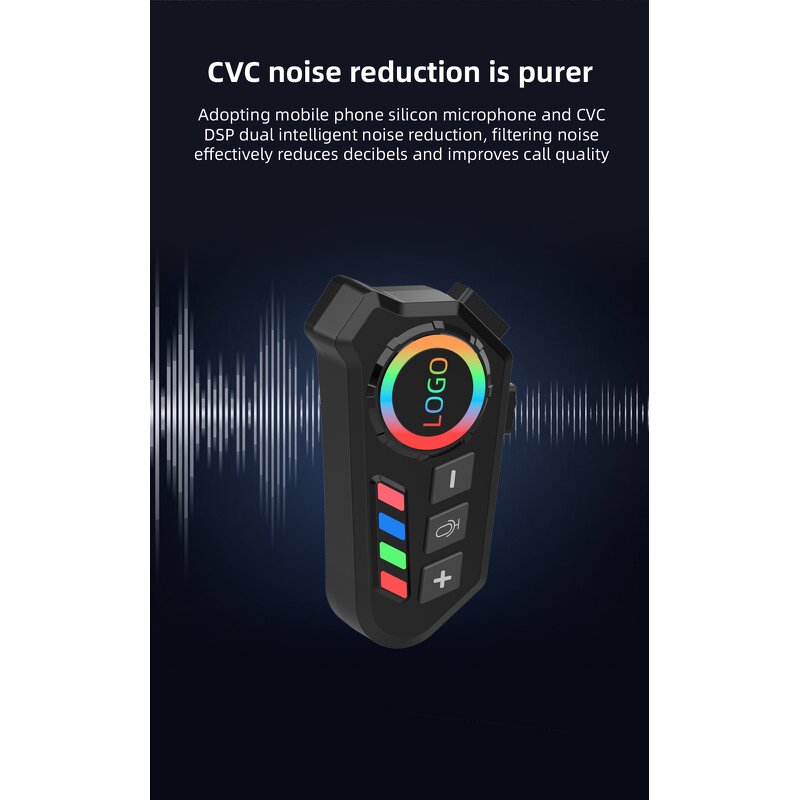 Wireless Earphone Helmet Headset Factory - K06 BT Waterproof Rider Communication