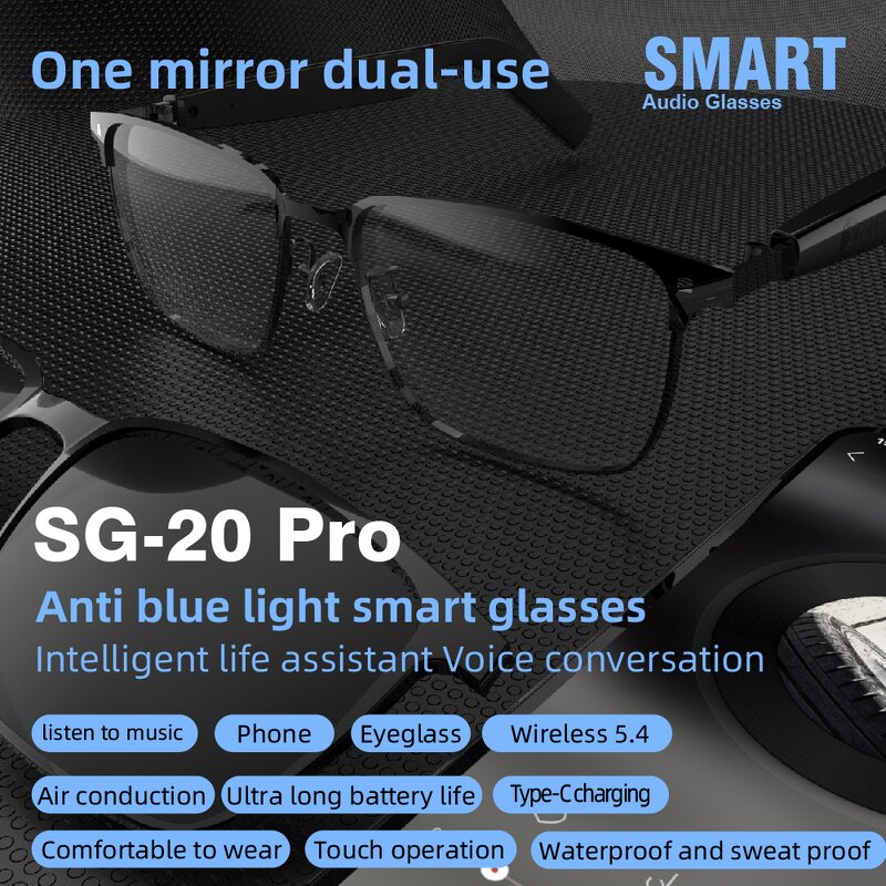 Smart Wireless Glasses Factory - SG 20 PRO Outdoor Sports Cycling BT Call