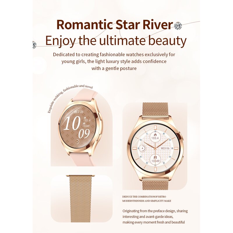 Smart Watch Factory - Y35 1.27 HD Large Screen Heart Rate Women Waterproof