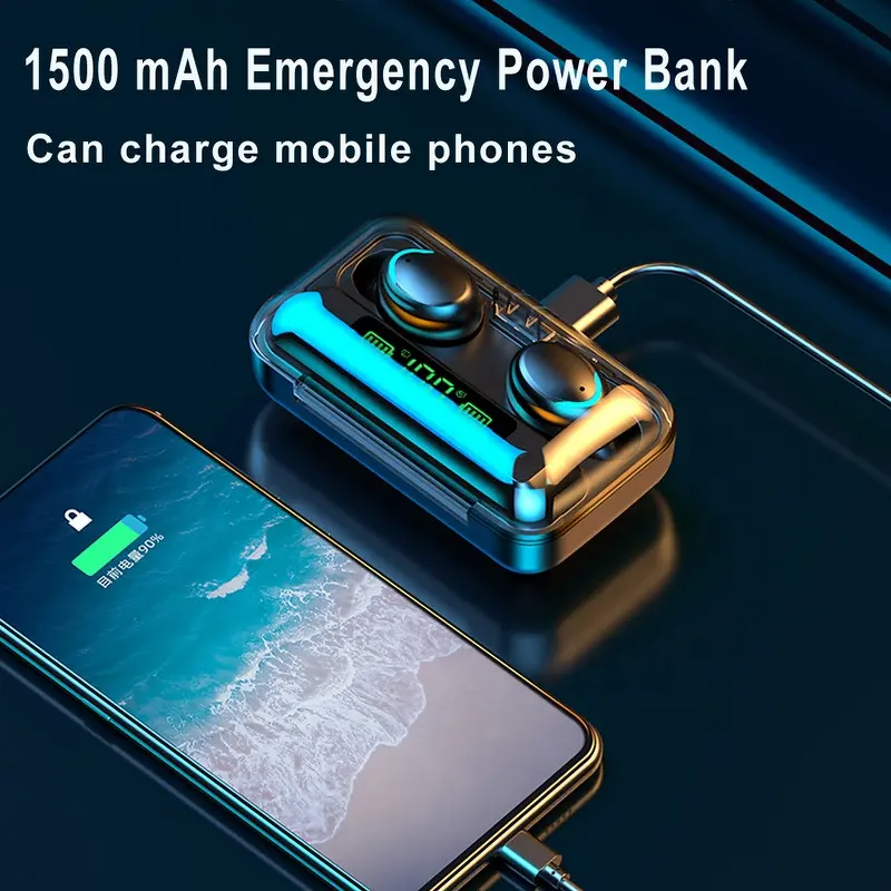 TWS Earphones Factory - Cheapest Waterproof F9-5 Gaming Bluetooth