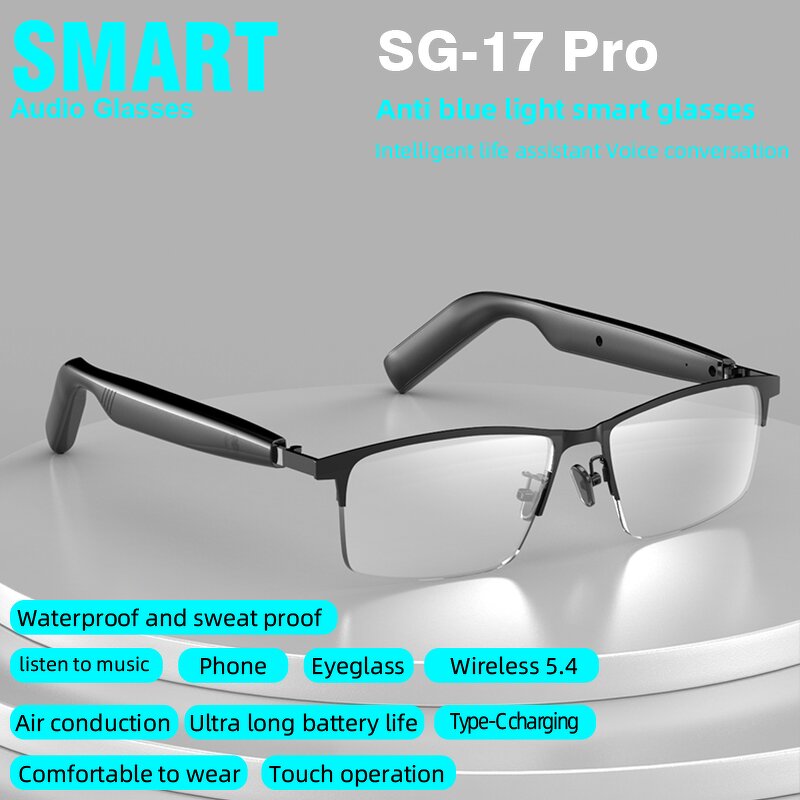 Smart Glasses Factory - SG 17 Pro Waterproof BT Call Music Wireless Cycling