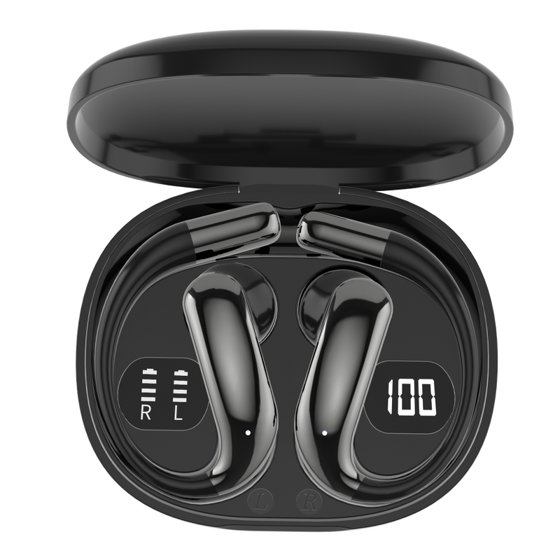 AI Translator Earbuds Factory - Hot Sale Open Ear LED Touch Screen