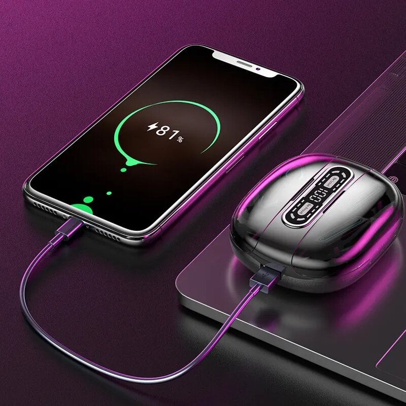 Gaming True Wireless Earbuds Factory - 2023 High Quality Dual LED TWS M56