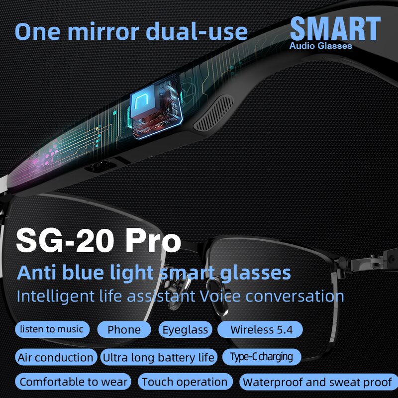 Smart Wireless Glasses Factory - SG 20 PRO Outdoor Sports Cycling BT Call