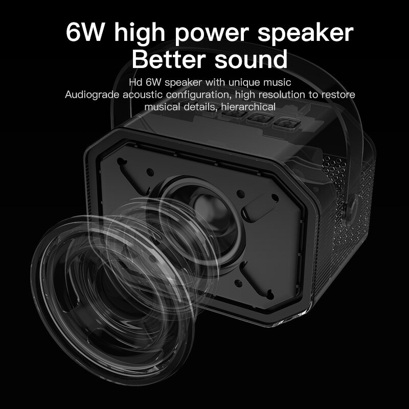 Portable Karaoke Speaker Factory - Best Gift LED Mini with 2 Wireless Mics