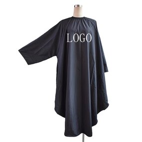 Barber Cape Manufacturer - OEM Customized Logo Polyester with Sleeves