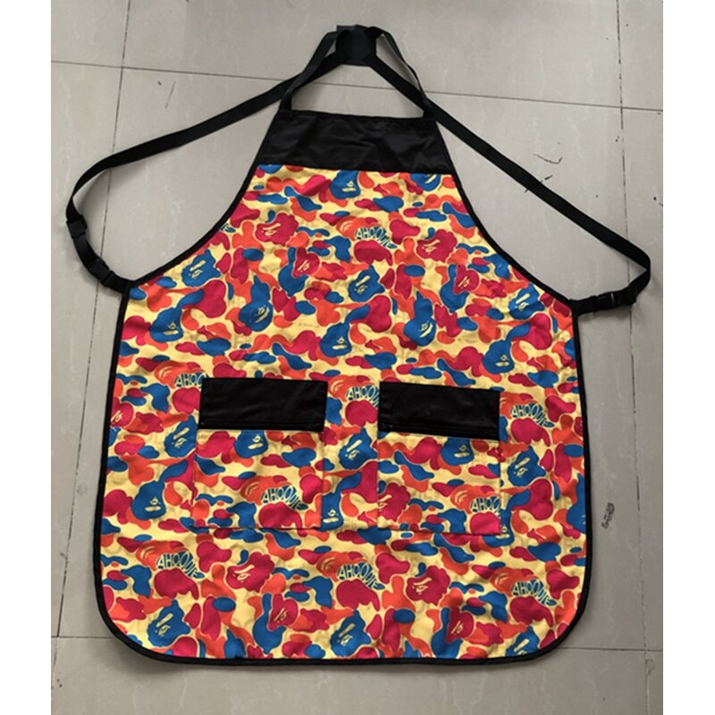 Barber Apron Manufacturer - OEM Customized Printed Canvas Cross Back