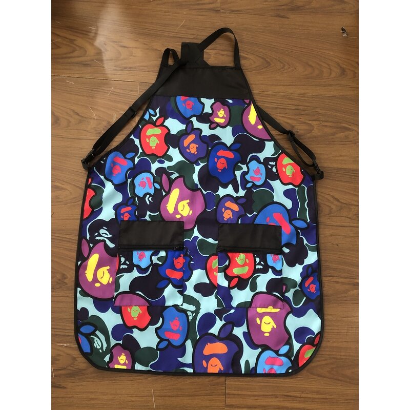 Barber Apron Manufacturer - OEM Customized Printed Canvas Cross Back