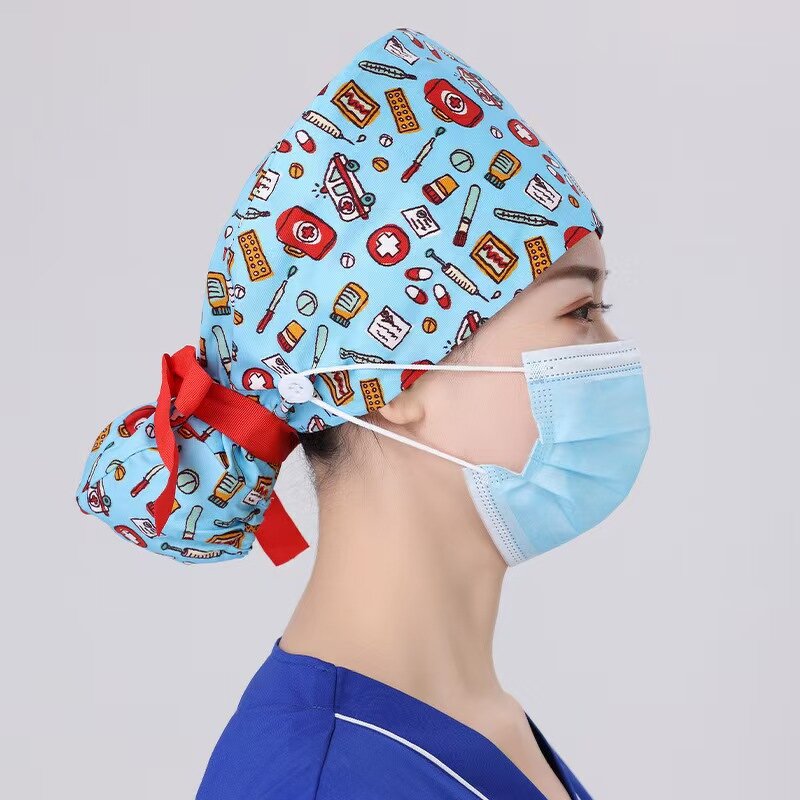 Medical Surgical Hat Manufacturer - OEM New Cotton Operating Room Sweat-absorbent
