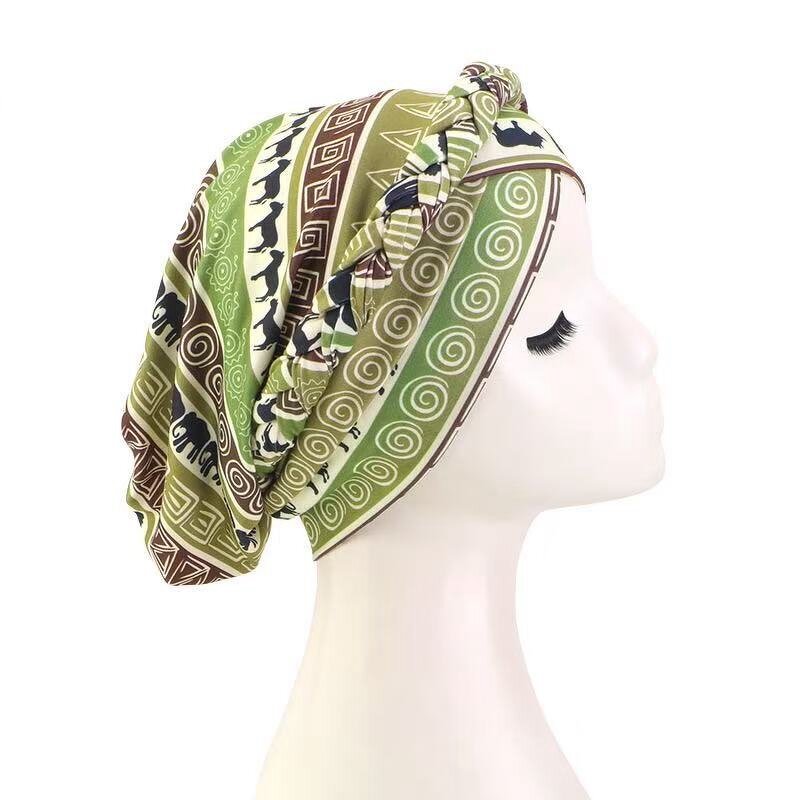 Headwrap Manufacturer - OEM New Design Braid Turban Tie Dry Pattern