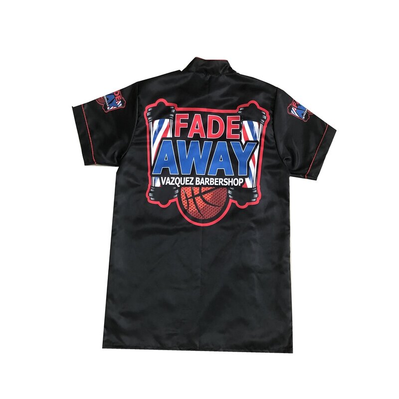 Barber Jacket Manufacturer - OEM Good Quality Polyester Beauty Uniform Smock