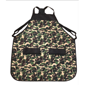 Barber Apron Manufacturer - OEM Customized Printed Canvas Cross Back