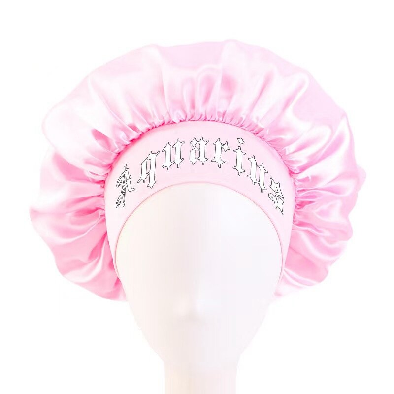 Sleep Cap Manufacturer - OEM New Printing 12 Zodiac Signs Satin Bonnets