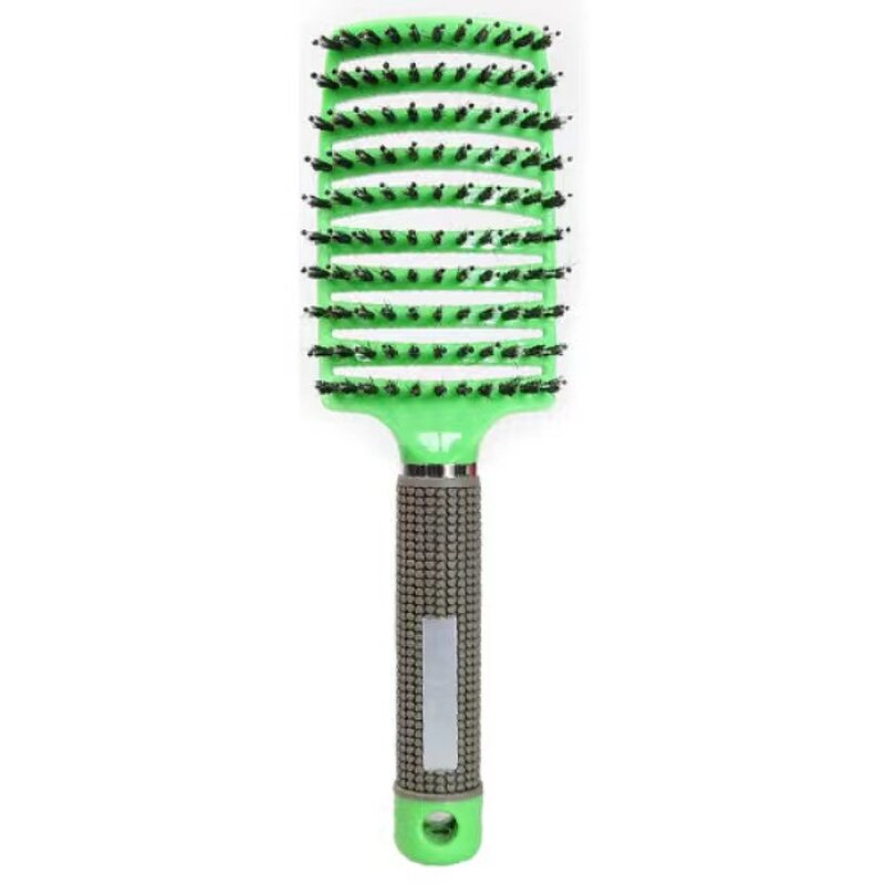 Hairbrush Manufacturer - OEM Women Scalp Massage Bristle Nylon Detangle