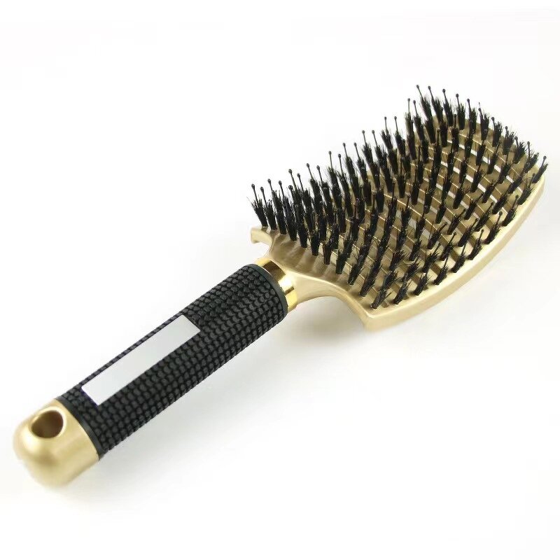 Hairbrush Manufacturer - OEM Women Scalp Massage Bristle Nylon Detangle