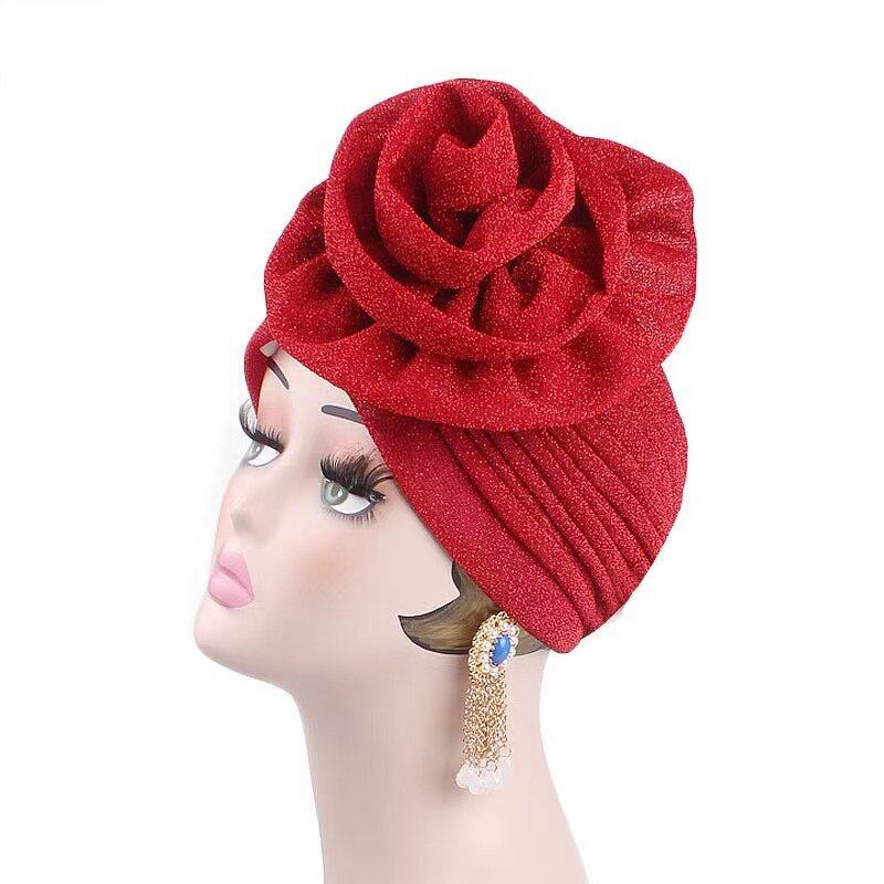Muslim Hijab Hat Manufacturer - OEM Comfortable Shimmer Polyester Turban