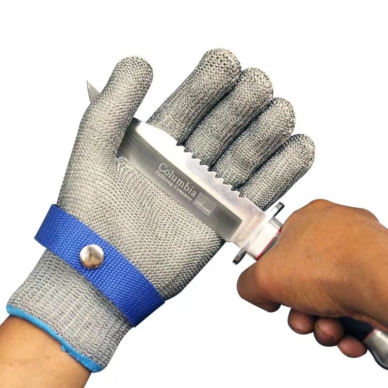 Metal Mesh Gloves Manufacturer - OEM A9 Anti-Cut Food Grade Stainless Steel Wire