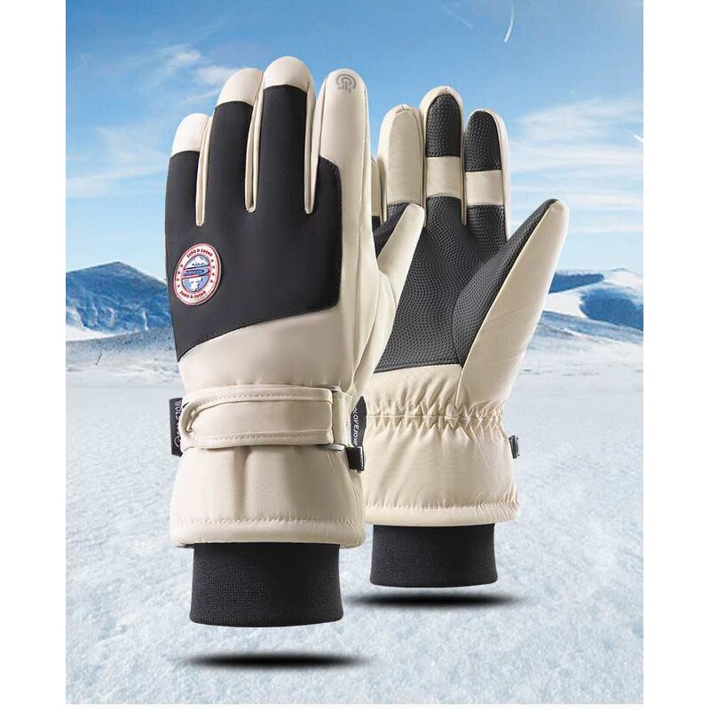 Winter Ski Gloves Factory - OEM Cold-Proof Waterproof Velveteen Thickened Warm